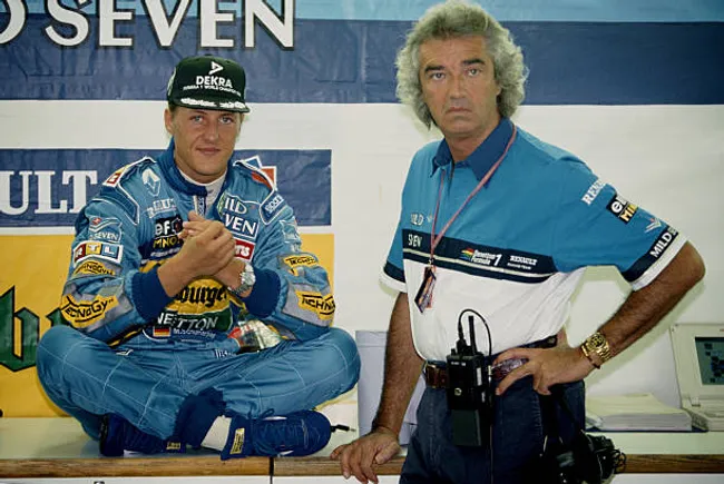 Con Schumacher, Flavio Briatore encontró su primer éxito en Benetton.