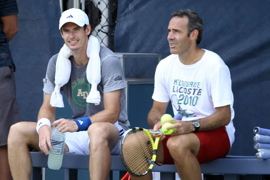 Murray y Corretja en el US Open 2010. (Foto: Getty).