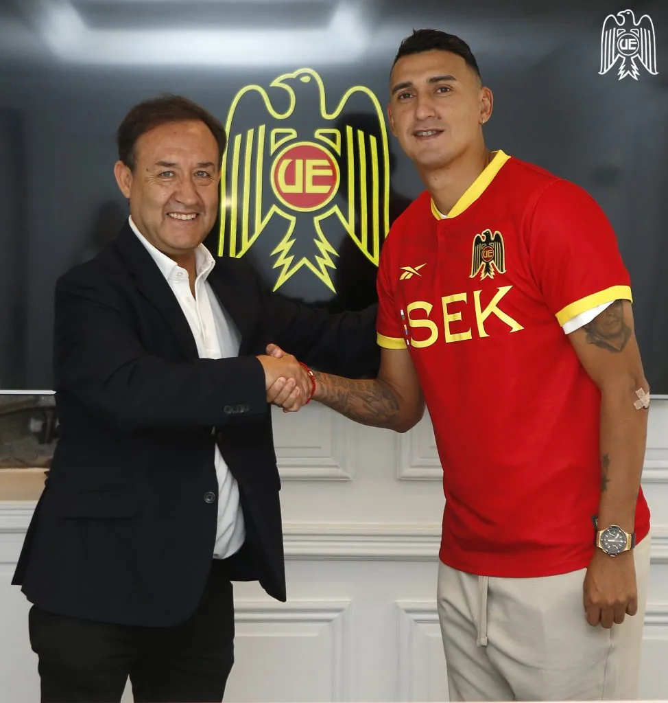 Matías Suárez está disputando Copa Sudamericana con Unión Española.