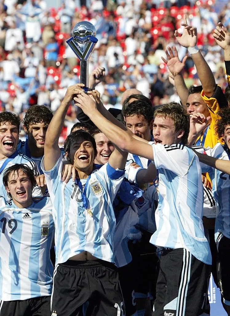 Fue campeón del Mundo Sub 20. Levantó la Copa junto con el Kun Agüero. Foto Getty Images.