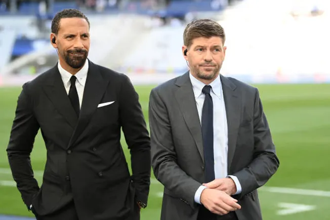 Gerrard reconoció llevarse bien con Ferdinand recién luego de retirarse.