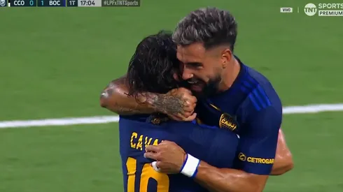 El festejo de Milton Giménez.