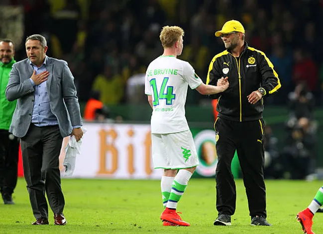 Kevin De Bruyne podría haber llegado al Dortmund desde el Wolfsburgo.