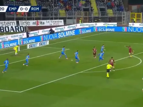 El golazo de Matías Soulé a los 20 segundos para el 1 a 0 de Roma ante Empoli