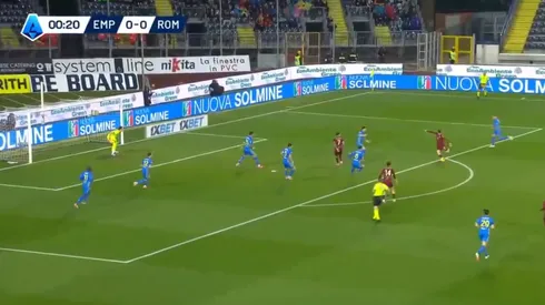 Matías Soulé marcó un golazo para la Roma.