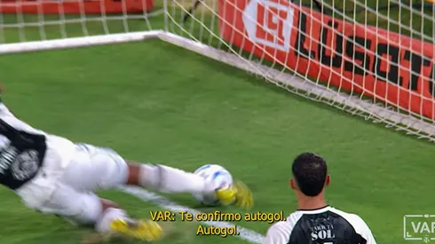 La acción más rutilante del partido.