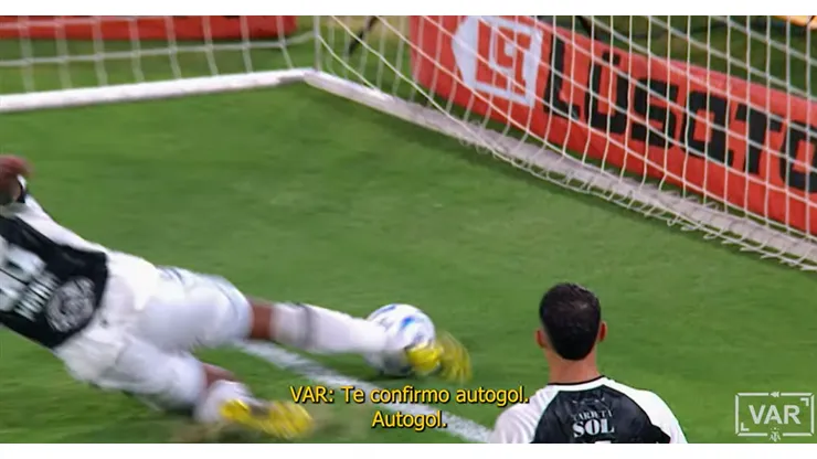 La acción más rutilante del partido.
