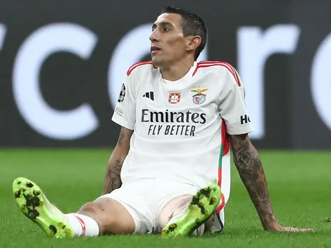 Di María vuelve a ser baja en el Benfica y se perderá la vuelta con el Barcelona