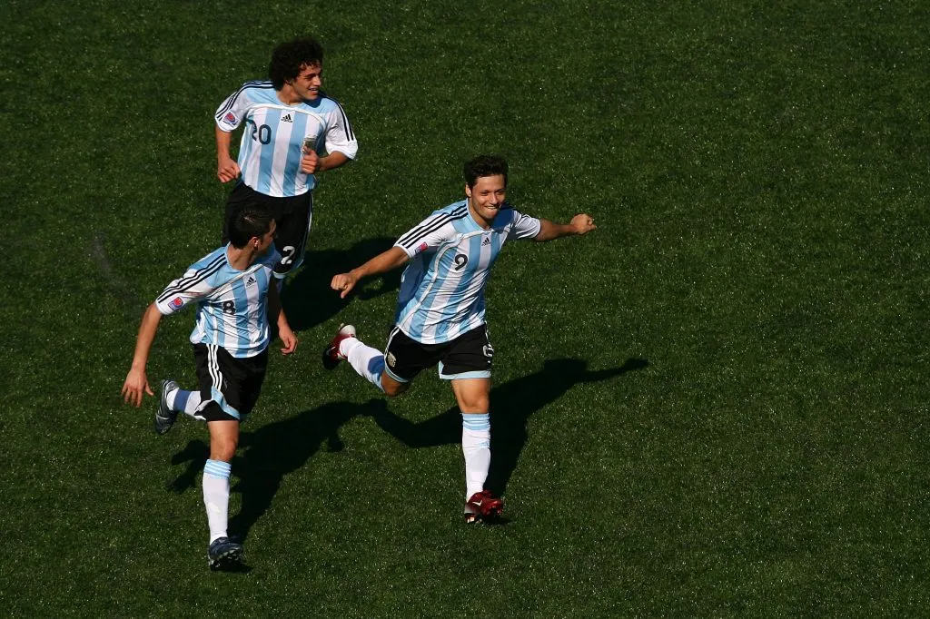 Mmuro Zárate fue campeón Sub 20 con la Selección Argentina.