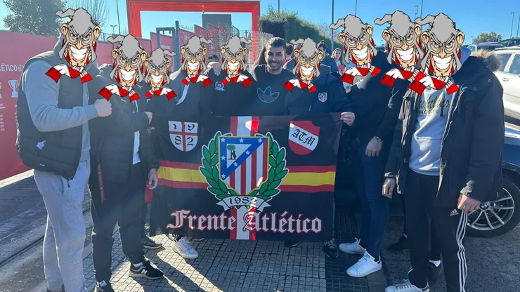 Frente Atlético, la barra del Colchonero, salió a respaldar en redes sociales a Ángel Correa.