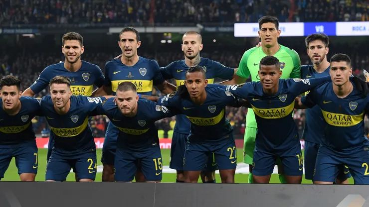 Los titulares de Boca en la final del 2018.
