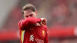 La reacción de Alexis Mac Allister al ser reemplazado en Liverpool ante PSG