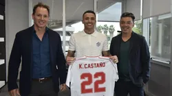 La presentación de Kevin Castaño en River.