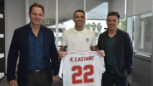 La presentación de Kevin Castaño en River.