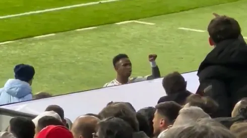 Vinicius Junior, muy elocuente.