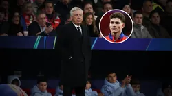 Ancelotti y Julián Álvarez