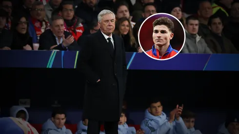 Ancelotti y Julián Álvarez