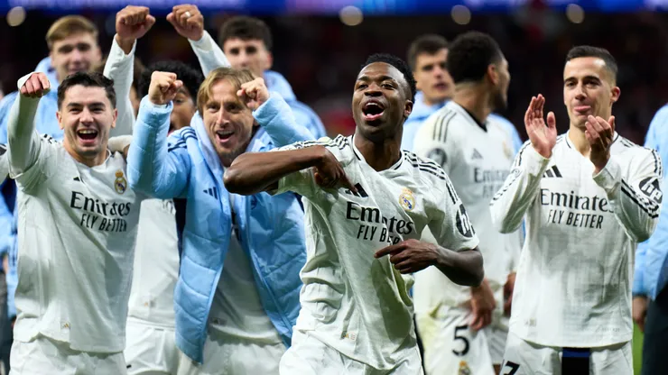 Los jugadores del Real Madrid.