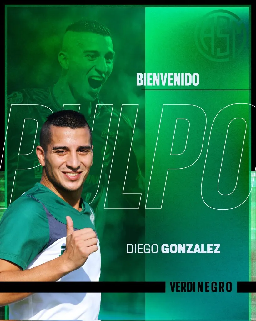 San Martín de San Juan presentó al Pulpo González. (Foto: Prensa San Martín SJ)