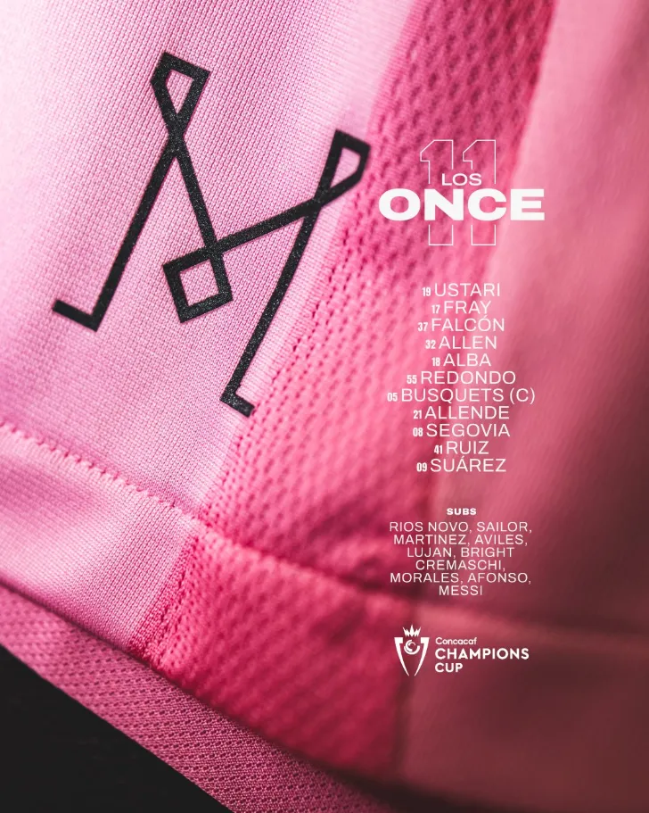 Lionel Messi, suplente en Inter Miami.