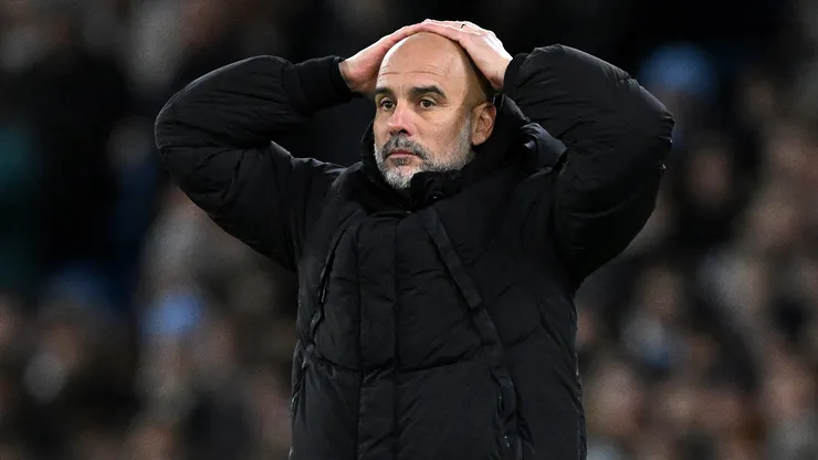 Pep Guardiola, entrenador español de Manchester City.