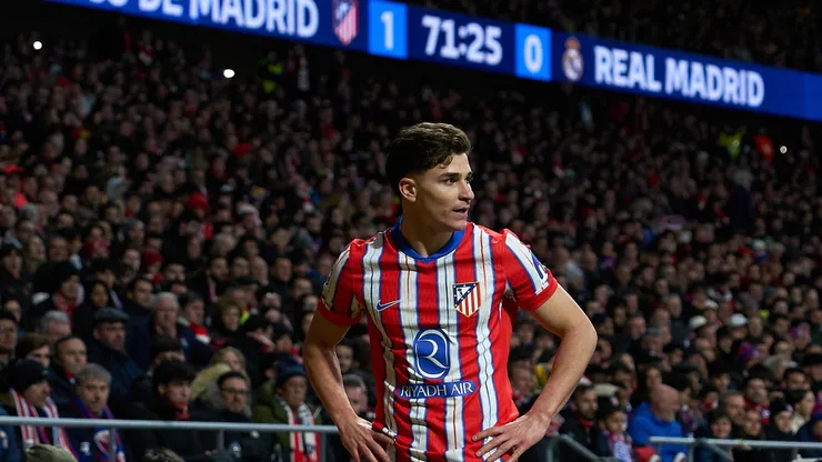 Julián Álvarez, delantero del Atlético de Madrid.