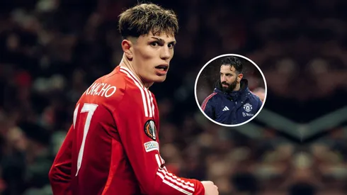 Garnacho, en la cuerda floja luego de los comentarios de Amorim