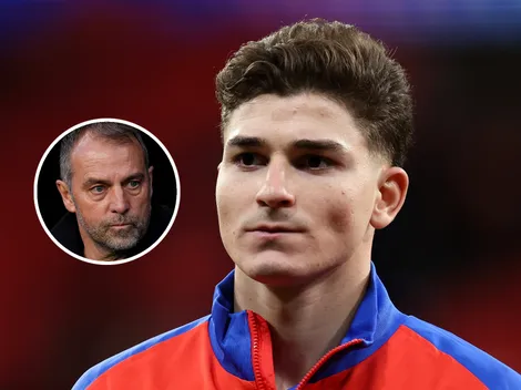 Flick habló del penal de Julián Álvarez en la previa de Atlético de Madrid vs. Barcelona: "Lo sentí por él"