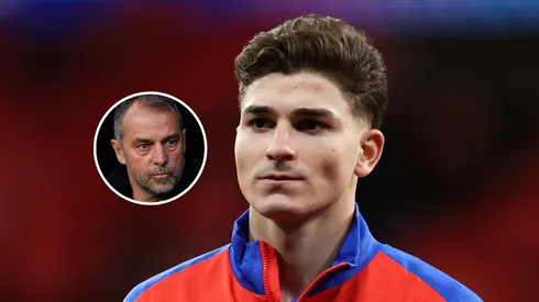 Flick habló del penal de Julián Álvarez en la previa de Atlético de Madrid vs. Barcelona: "Lo sentí por él"