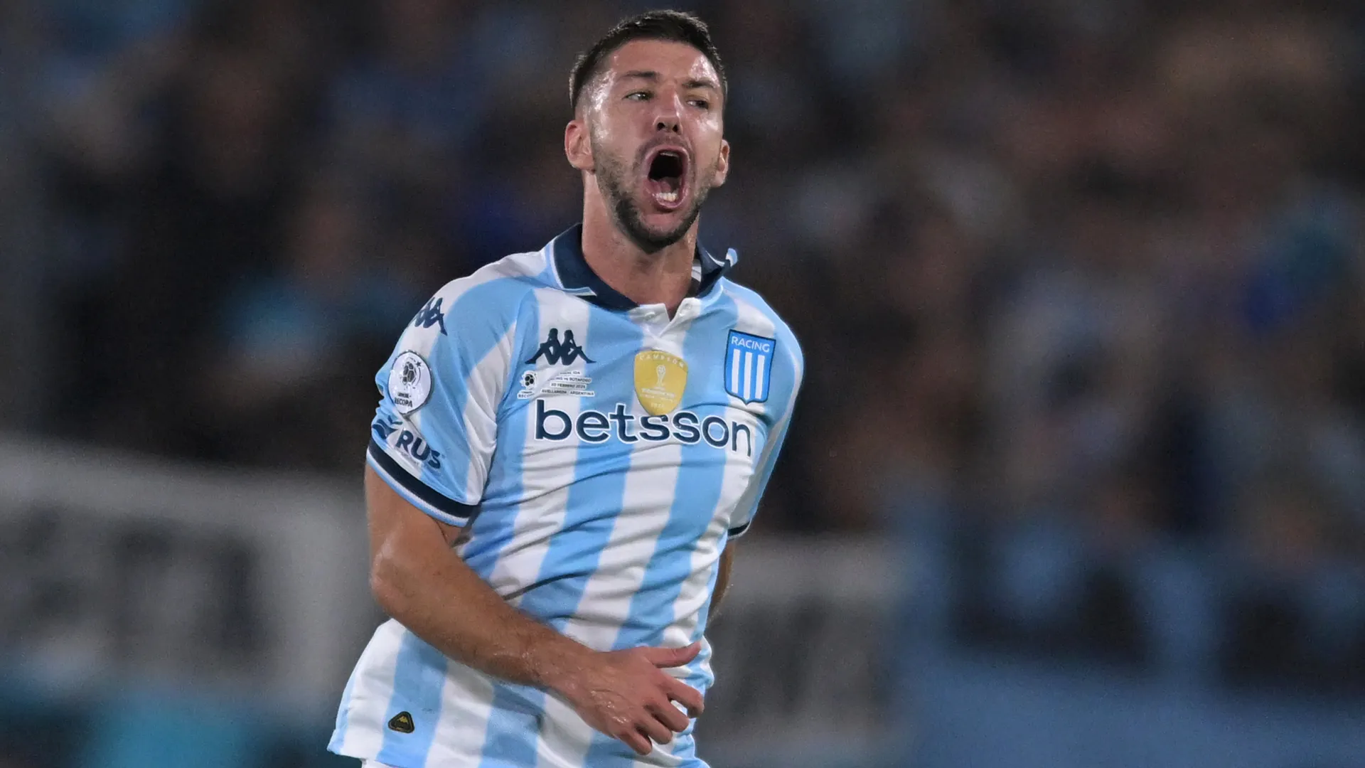 Luciano Vietto celebra su gol ante Botafogo en la Recopa Sudamericana. (Getty Images)