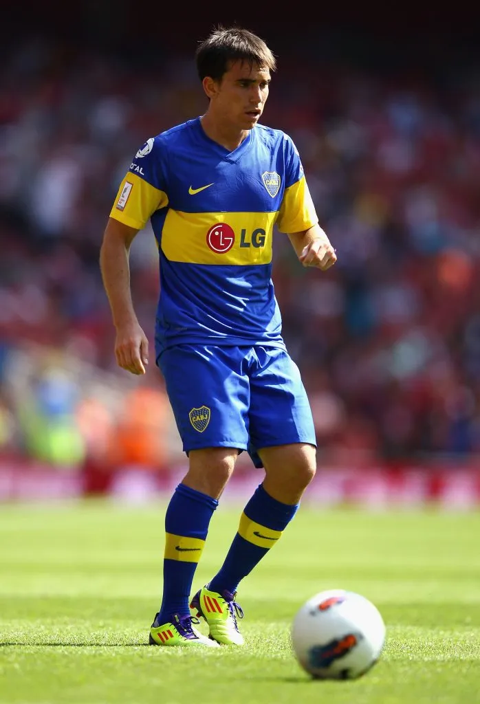 Pablo Mouche vistió la camiseta de Boca entre 2007 y 2012. (Foto: Getty).