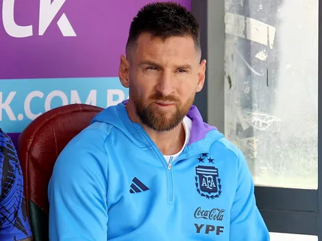 La última vez que Messi se perdió partidos de la Selección Argentina por lesión