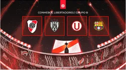 El grupo de River en la Copa Libertadores 2025