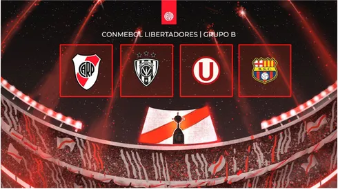 El grupo de River en la Copa Libertadores 2025