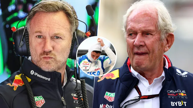 Christian Horner y Helmut Marko, enfrentados por Isack Hadjar