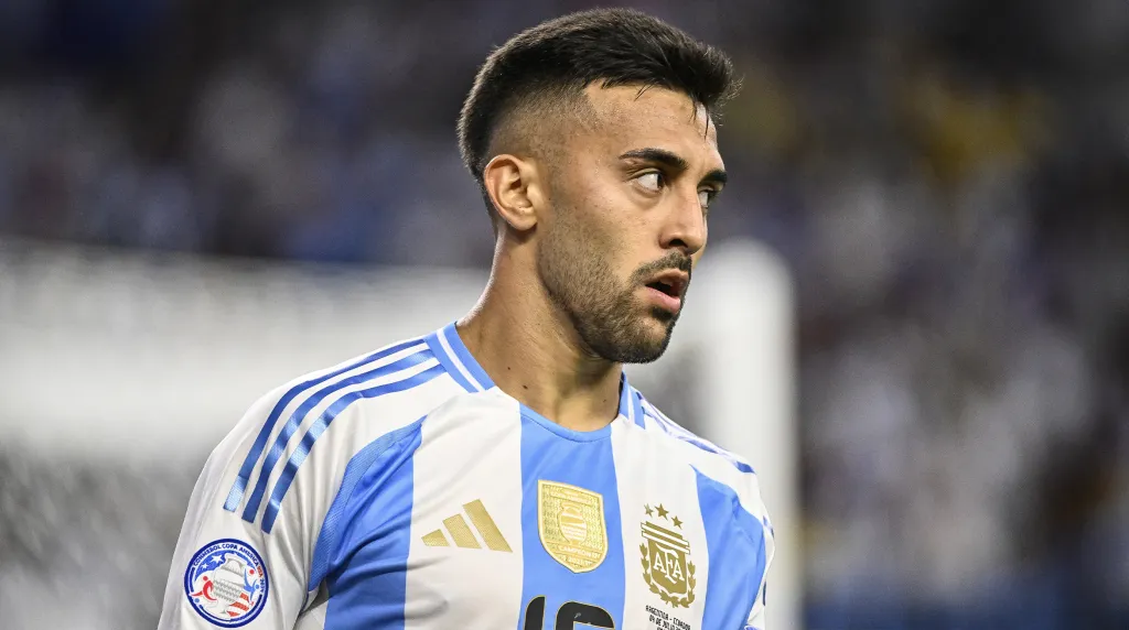 Nico González en la Selección Argentina.