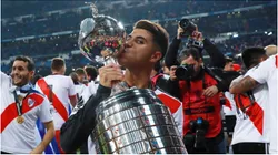 Exequiel Palacios con la Copa Libertadores 2018