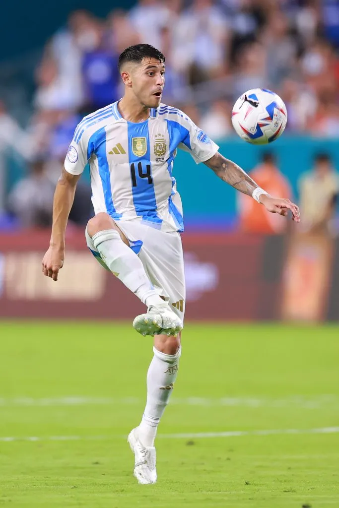 Exequiel Palacios en la última Copa América con la camiseta de la Selección Argentina. (Foto: Getty).