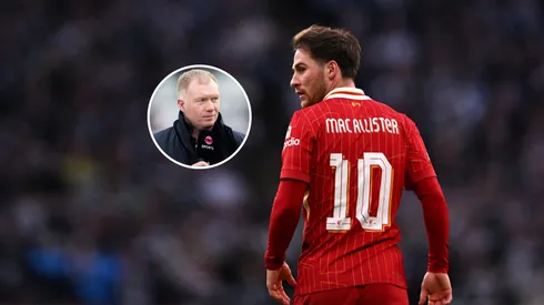 Paul Scholes señaló a Alexis Mac Allister