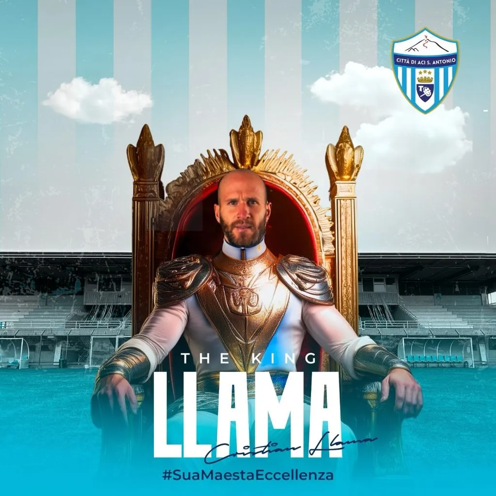 Antes de llegar al Kamarat, pasó por otros clubes del ascenso italiano, como el Asi Sant’Antonio Calcio. Foto IG.