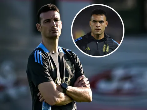 La opción que piensa Lionel Scaloni para el once vs. Uruguay ante la baja de Lautaro Martínez