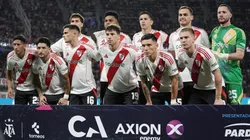 Los once titulares de River en Santiago del Estero.