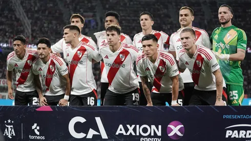 Los once titulares de River en Santiago del Estero.
