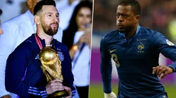 Patrice Evra dijo que la Selección Argentina fue favorecida en Qatar 2022 para que Lionel Messi ganara el Mundial.