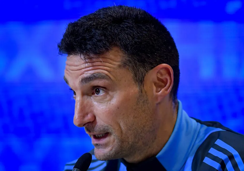 Scaloni minimizó las denuncias del crack colombiano.