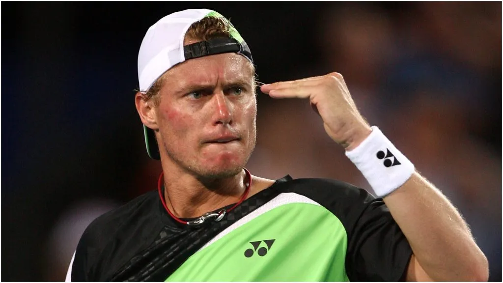 Hewitt y el festejo de la discordia. (Foto: Getty).