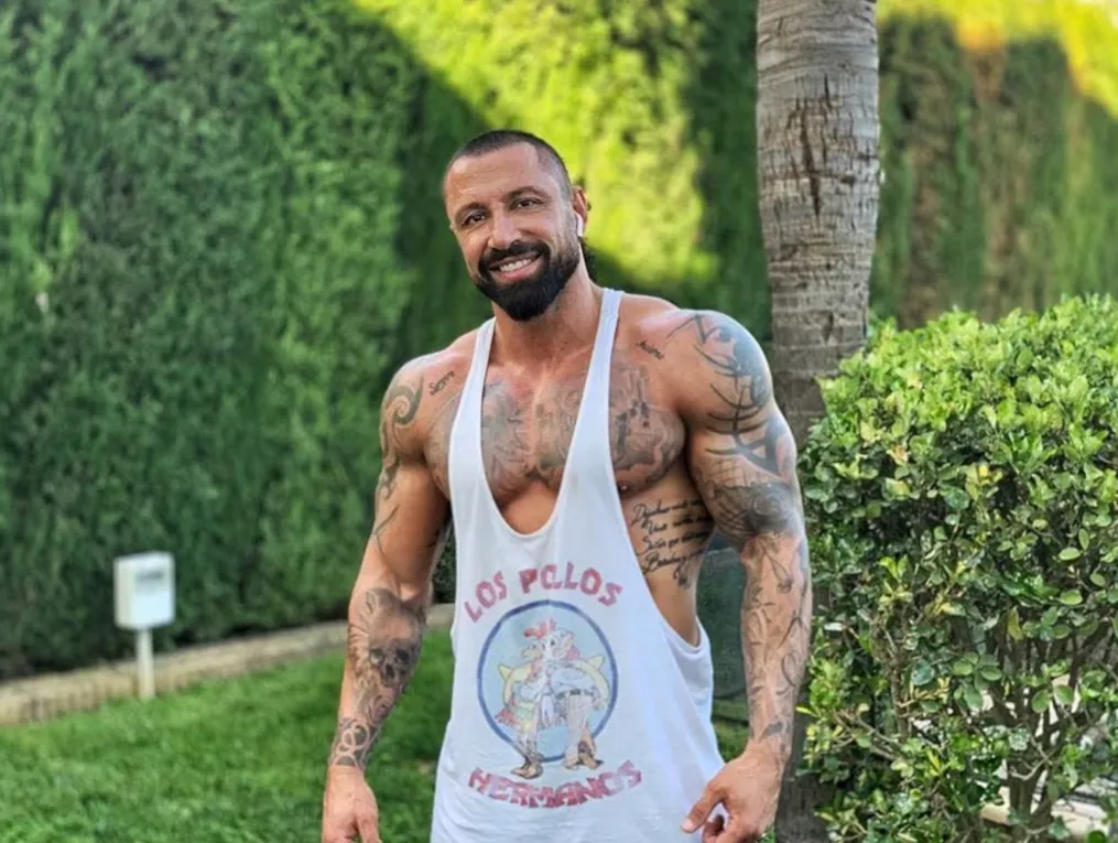 José Mari como fisicoculturista.