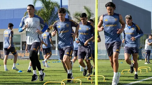 Nicolás Figal volvió a entrenarse en Boca y apunta a regresar para los Playoffs