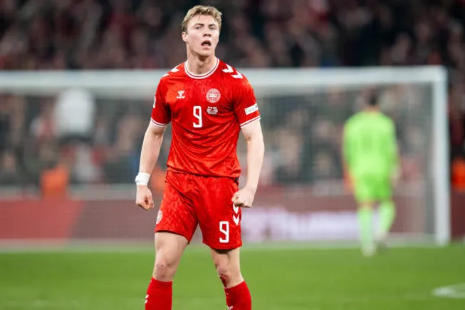 Hojlund aseguró que Cristiano es su ídolo.