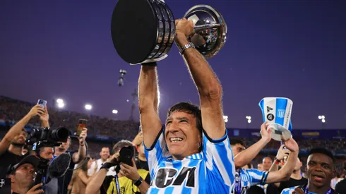 Gustavo Costas, campeón de la Sudamericana con Racing.